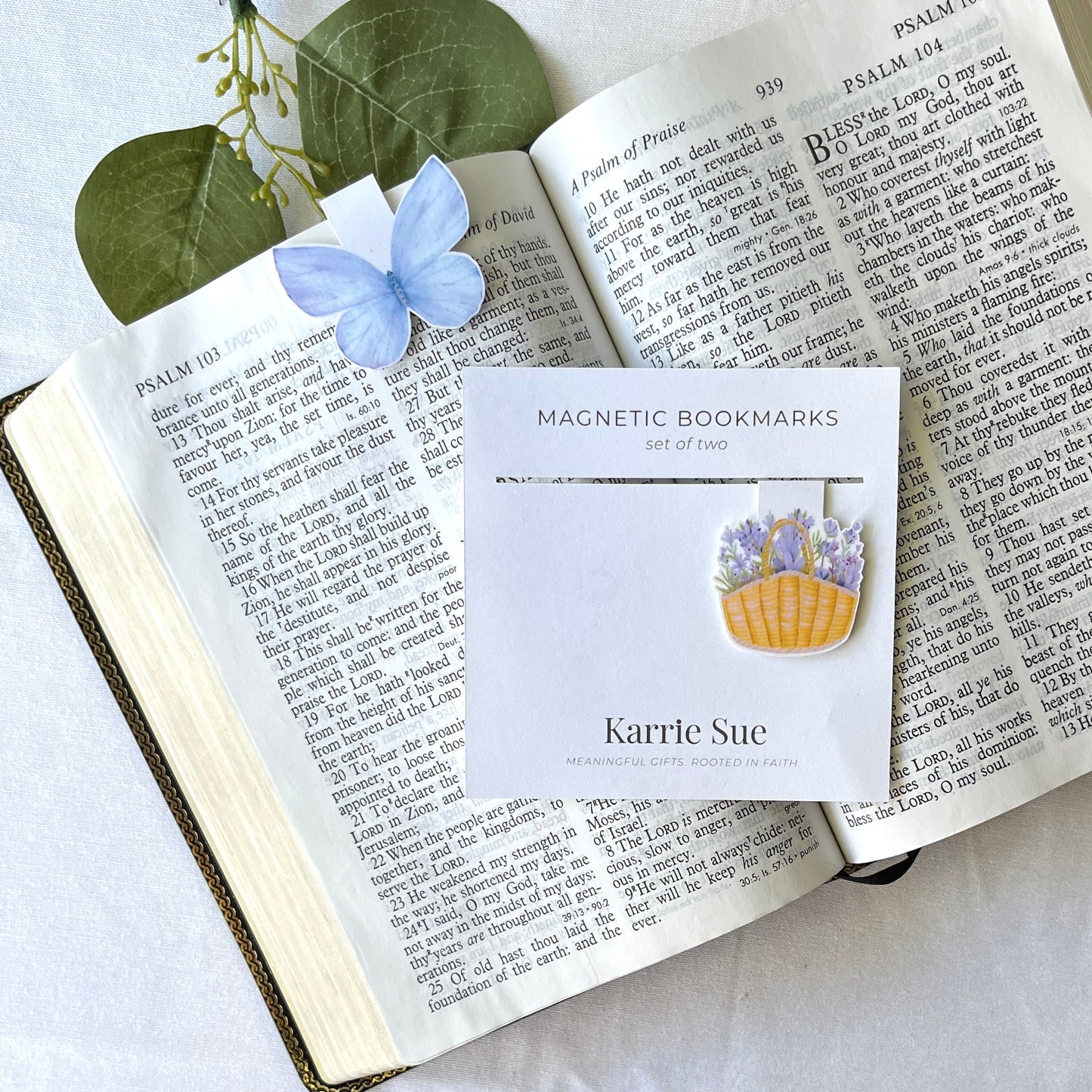 Peace Be Still Magnetic Bookmarks | Set of Two