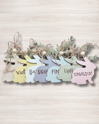 Personalized Easter Bunny Tags