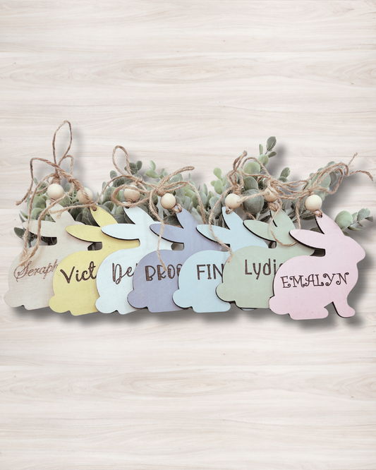 Personalized Easter Bunny Tags
