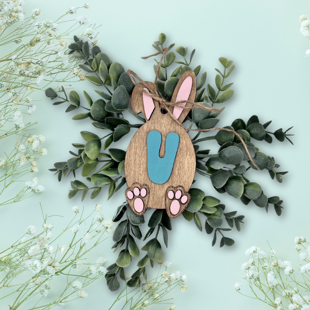 Easter Egg Bunny Ear Basket Tags