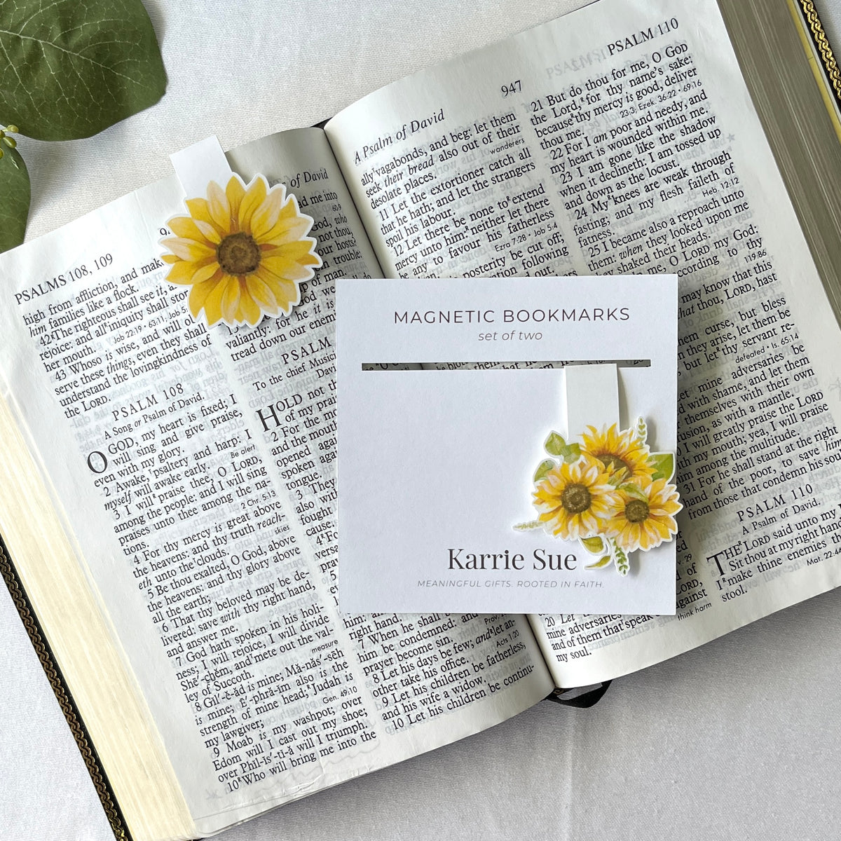 Hope Still Blooms Magnetic Bookmarks | Set of Two