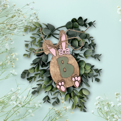 Easter Egg Bunny Ear Basket Tags