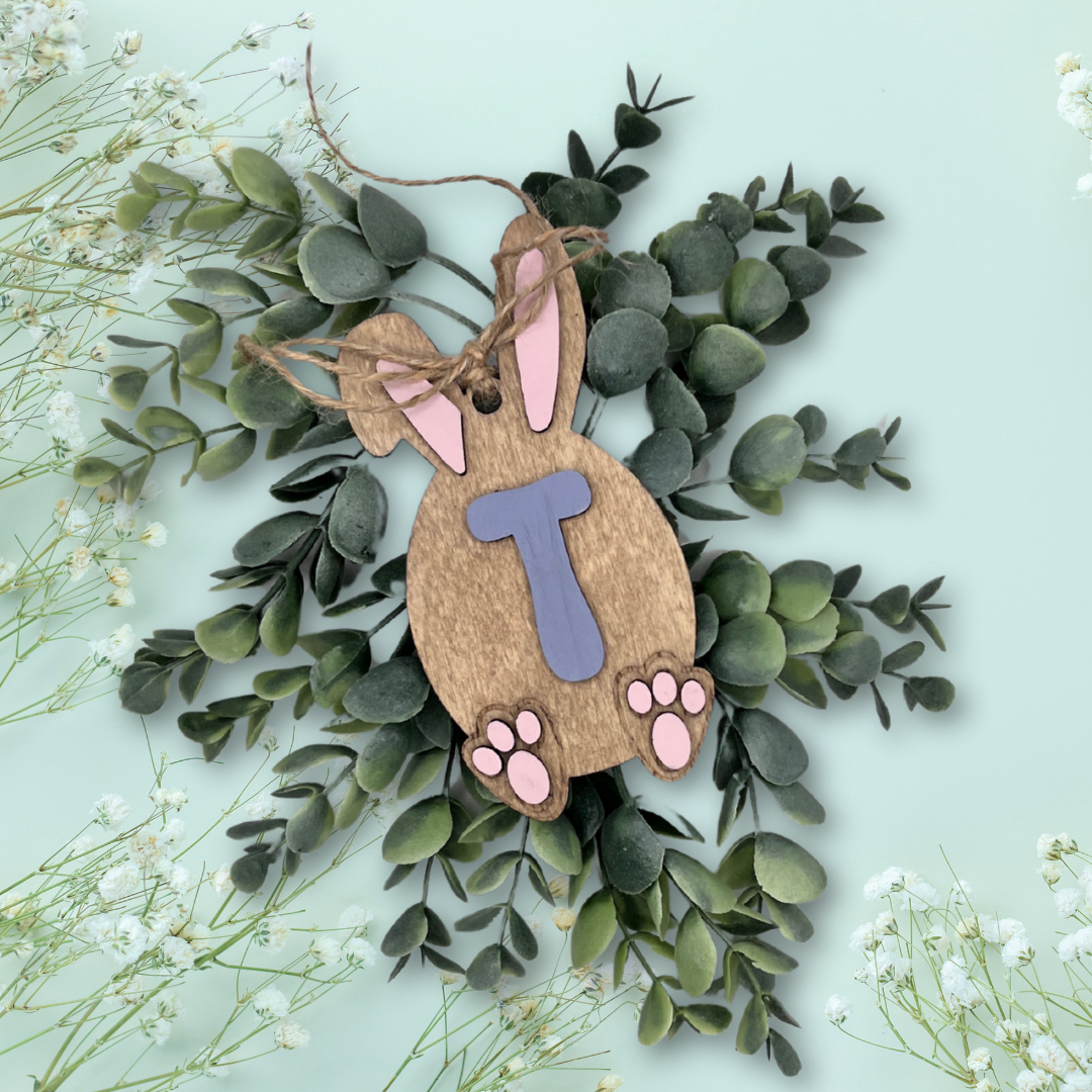 Easter Egg Bunny Ear Basket Tags