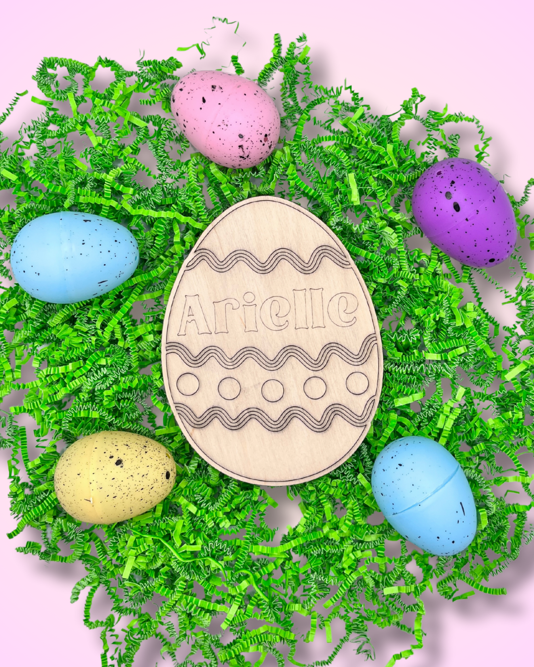 DIY Personalized Wooden Easter Egg Craft Kit
