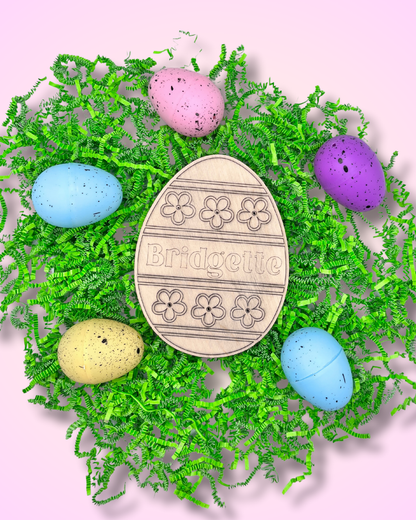 DIY Personalized Wooden Easter Egg Craft Kit