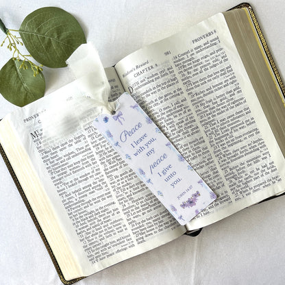 Peace Be Still Scripture Bookmark | Christian Bookmark