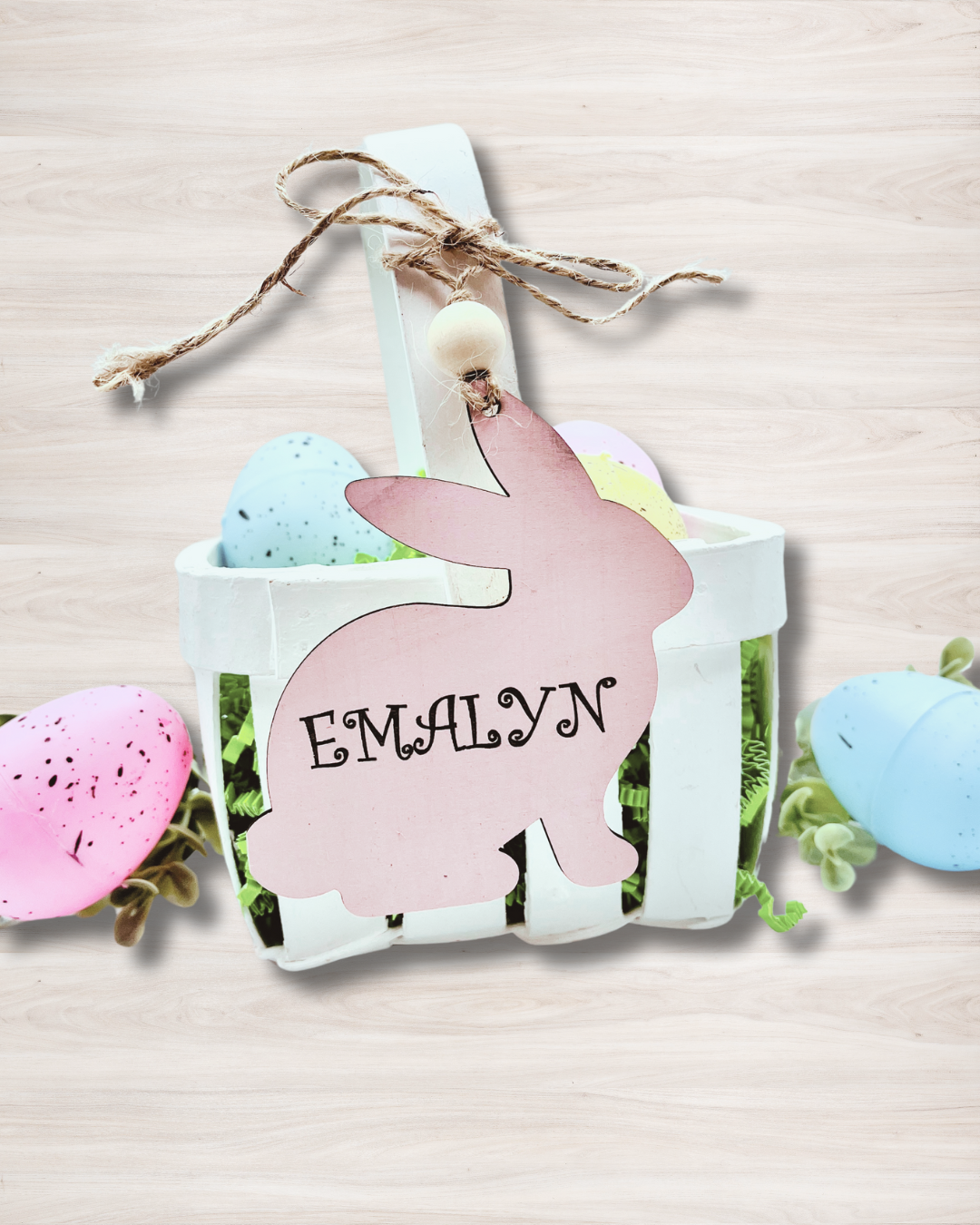 Personalized Easter Bunny Tags
