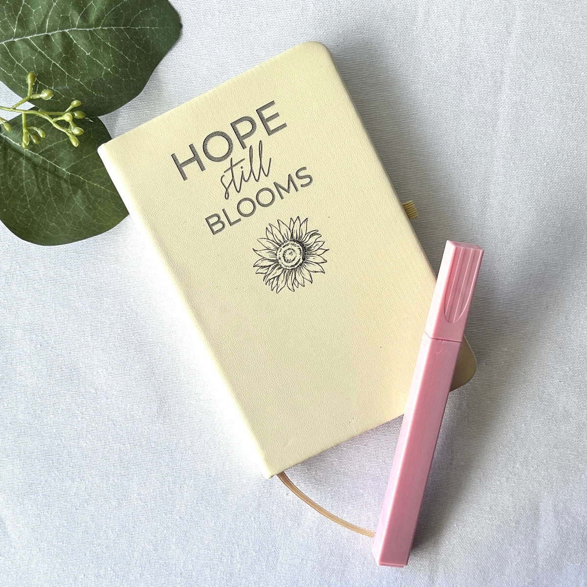Hope Still Blooms Petite Engraved Notebook | Christian Gift