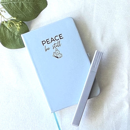 Peace Be Still Petite Engraved Notebook
