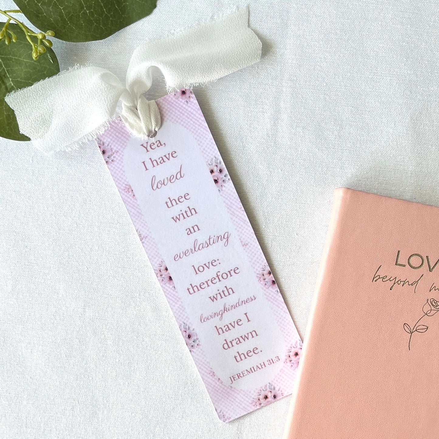 Loved Beyond Measure Scripture Bookmark | Christian Bookmark