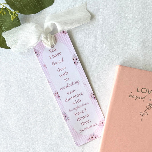 Loved Beyond Measure Scripture Bookmark | Christian Bookmark