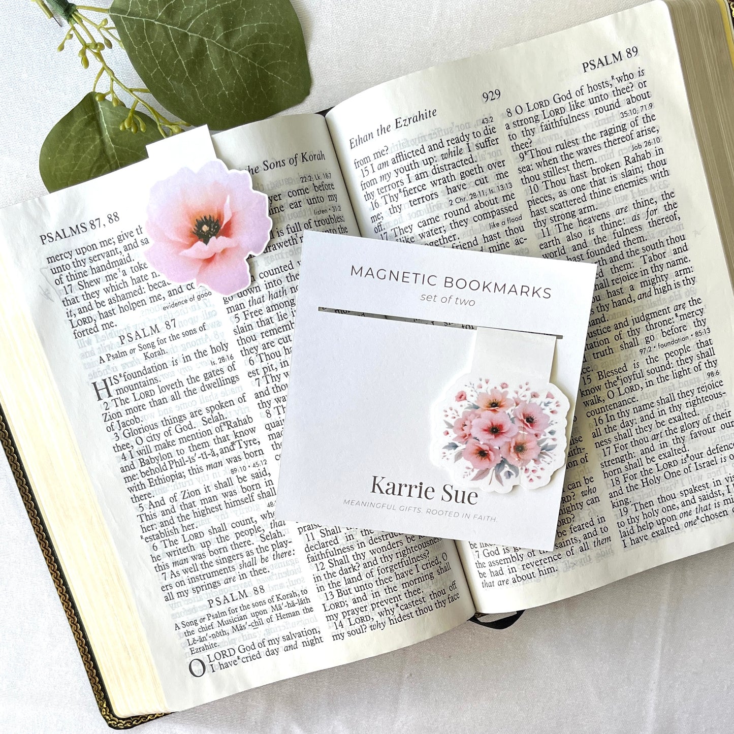 Loved Beyond Measure Magnetic Bookmarks | Set of Two