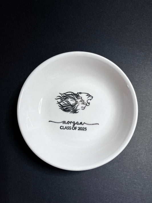 Custom Engraved Ceramic Ring Dish