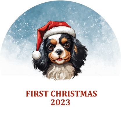 Puppy's First Christmas Personalized Christmas Ornament