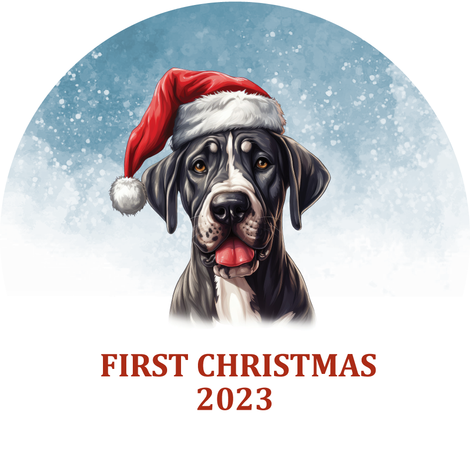 Puppy's First Christmas Personalized Christmas Ornament