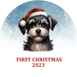 Puppy's First Christmas Personalized Christmas Ornament