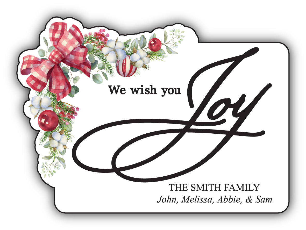 We Wish you Joy Food Gift Packaging Kit