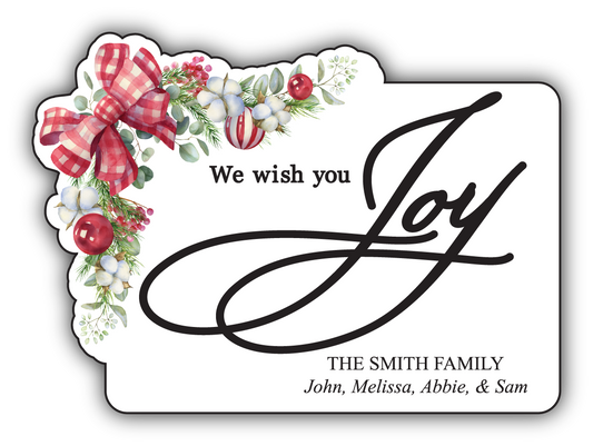 We Wish you Joy Food Gift Packaging Kit